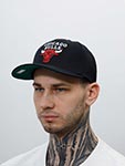 Бейсболка MITCHELL NESS арт. HHSSINTL102-CBUYYPPPBLCK Chicago Bulls NBA (черный)